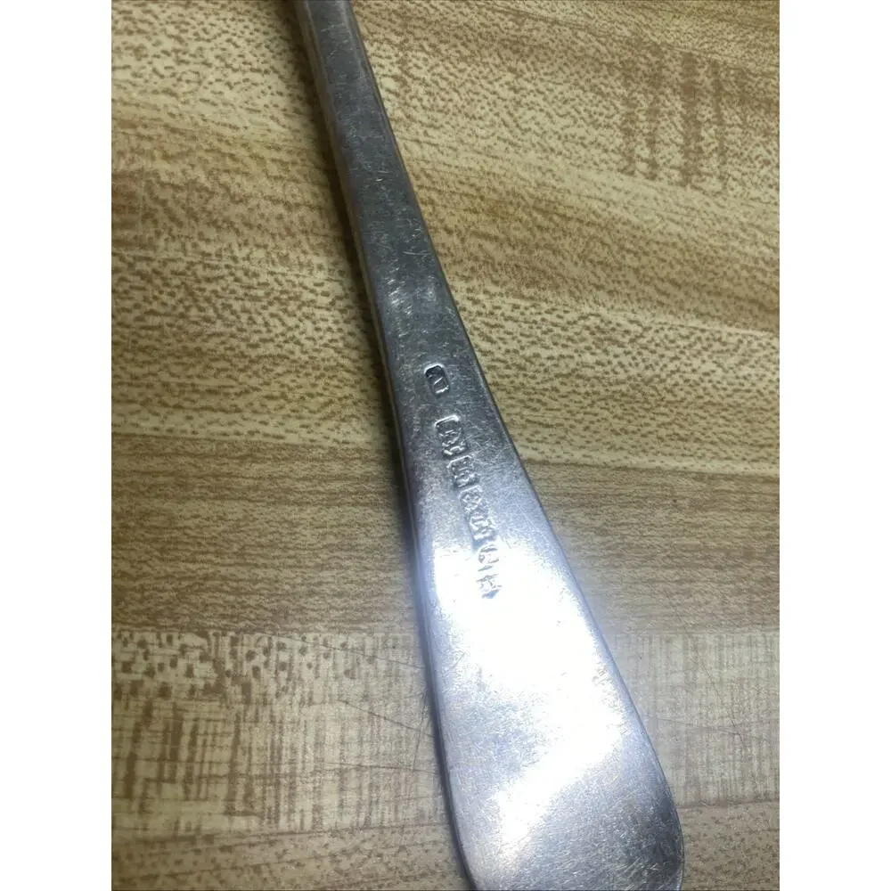 Vintage 1860 SHELL Pattern Silverplate Flatware Serving SPOON by Wm Rogers